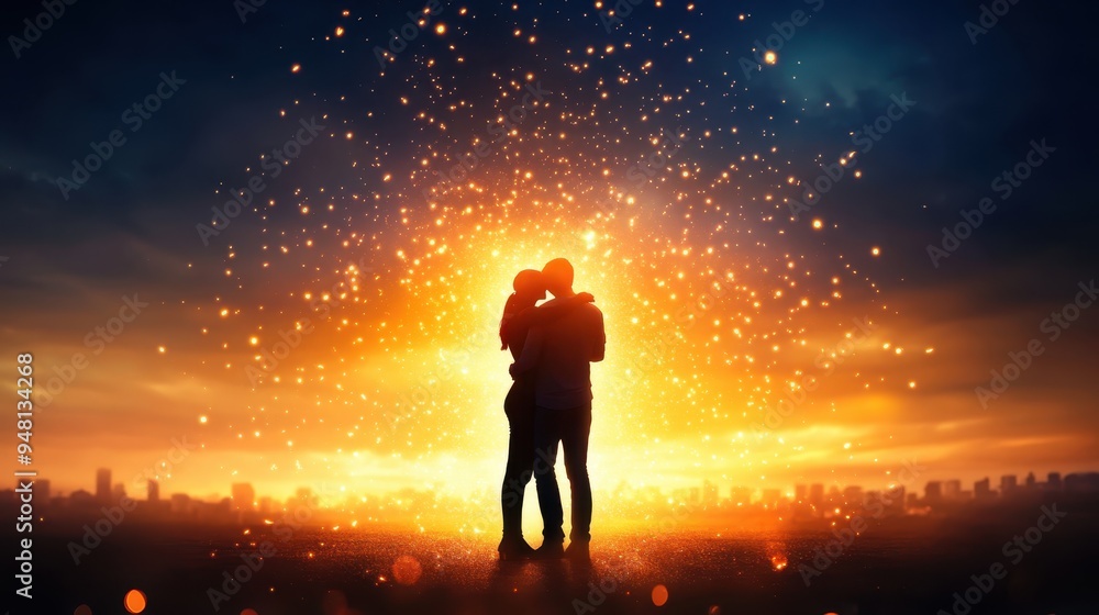 Embracing Compassion: Two People Sharing a Warm Hug with Understanding and Supportive Connection on Soft Glowing Background Embracing Compassion: Two People Sharing a Warm Hug with Understanding and Supportive Connection on Soft Glowing Background