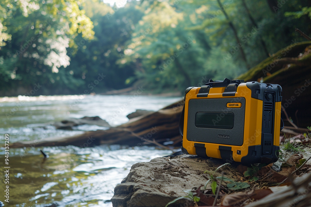 Durable Rugged Device in a Serene Natural Setting Durable Rugged Device in a Serene Natural Setting