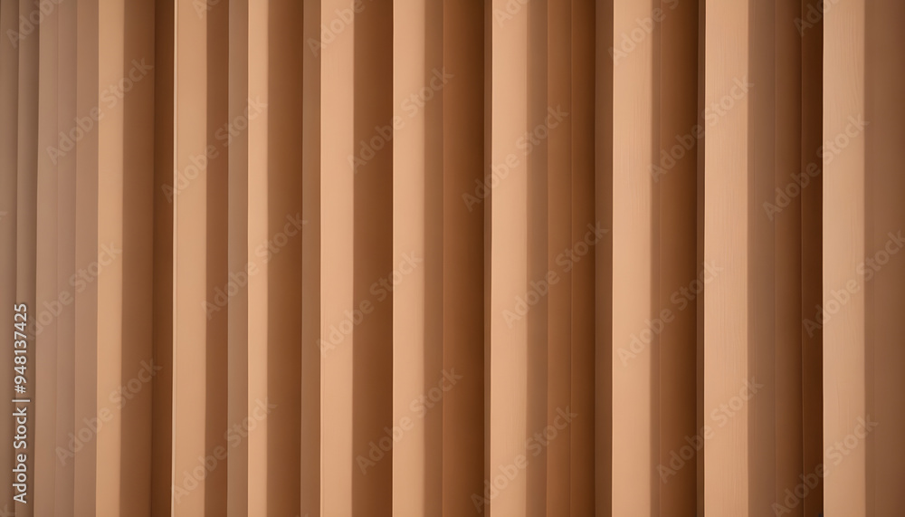 Obraz premium Vertical Brown Blinds Velvet Background Illustration Shadows Lines Stripes Graphic Design