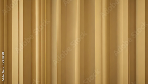 Yellow Vertical Blinds Velvet Background Illustration Shadows Lines Stripes Graphic Design