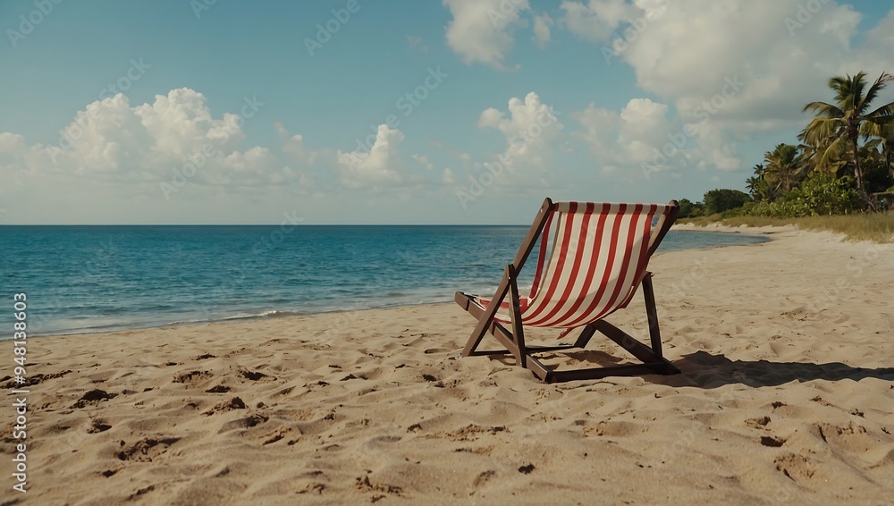 Two beach chairs and umbrellas on a sandy beach Two beach chairs and umbrellas on a sandy beach