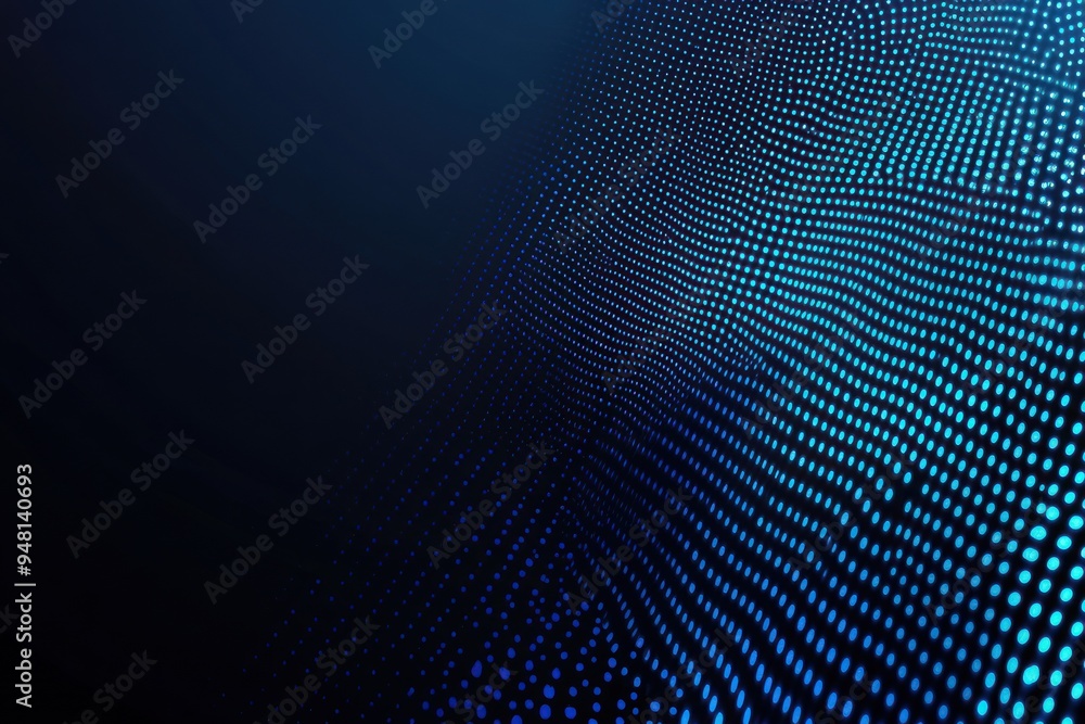 Abstract Blue Dotted Background Abstract Blue Dotted Background