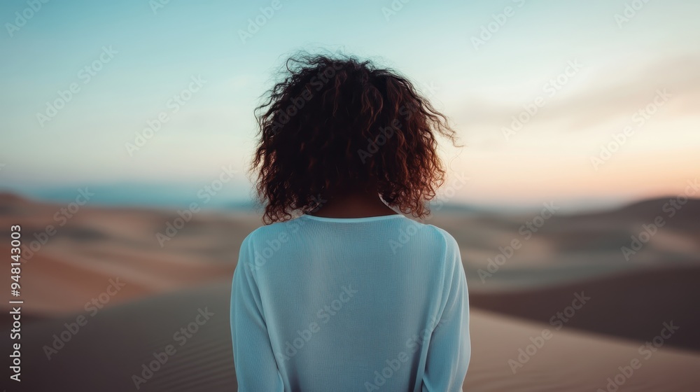 An individual stands alone in a vast desert landscape at sunrise with a peaceful and contemplative aura, symbolizing solitude, introspection, and the beauty of natural environments. An individual stands alone in a vast desert landscape at sunrise with a peaceful and contemplative aura, symbolizing solitude, introspection, and the beauty of natural environments.