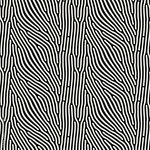 Vector seamless pattern. Modern stylish texture with smooth natural maze. Repeating abstract  tileable background. Compound organic shapes. Trendy surface design.