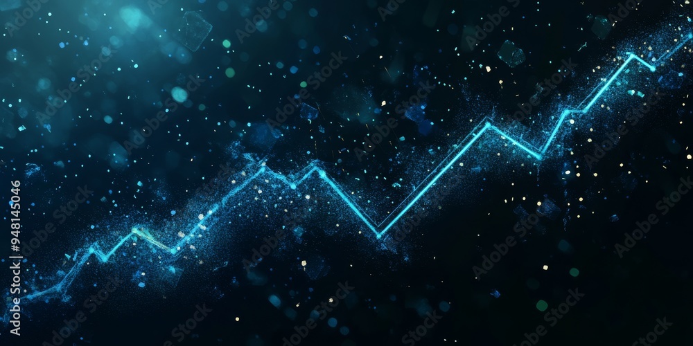 Falling graph illustrating stock market decline during economic default crisis Falling graph illustrating stock market decline during economic default crisis