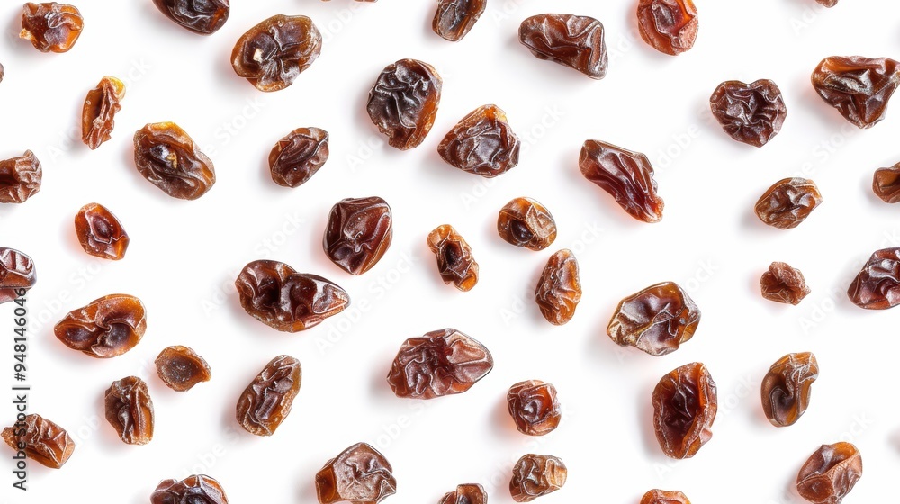 Seamless background of raisin grain closeup view Seamless background of raisin grain closeup view
