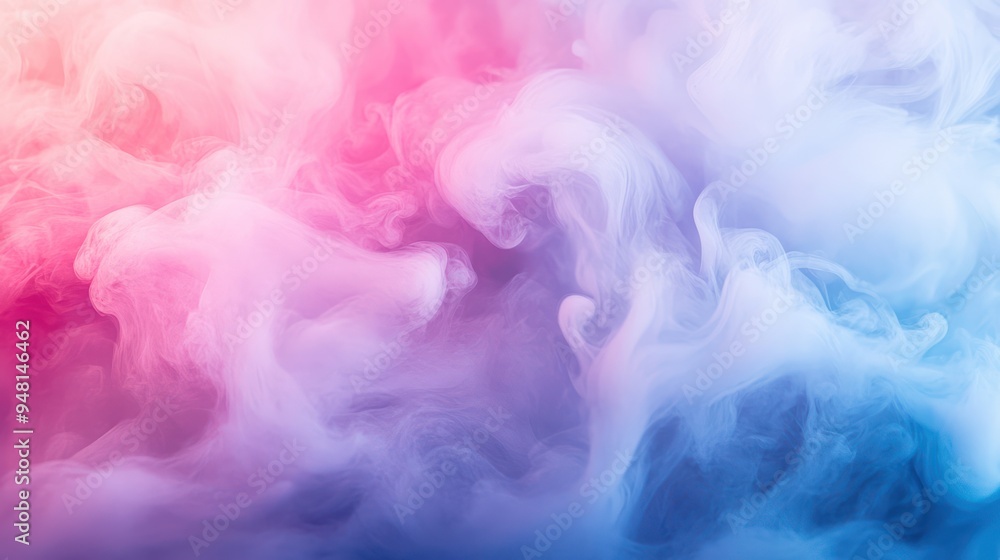 Soft colorful smoke in shades of pink, purple, and blue swirling together, creating a dreamlike effect. Soft colorful smoke in shades of pink, purple, and blue swirling together, creating a dreamlike effect.