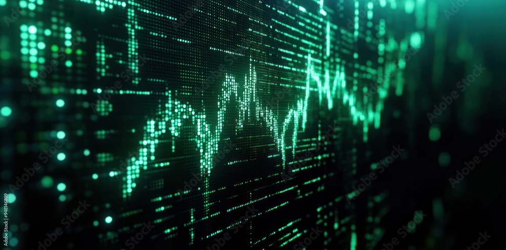 Abstract Stock Market Graph Abstract Stock Market Graph