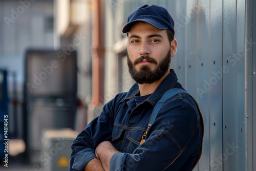 Portrait of a Confident Worker