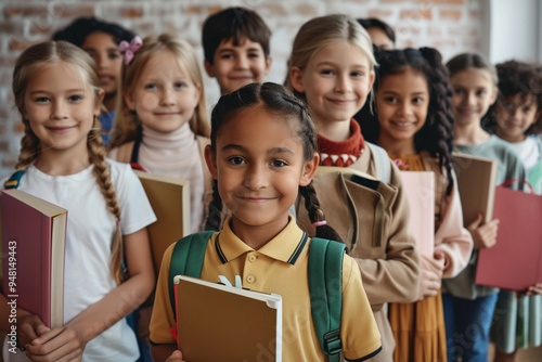 Smiling School Children