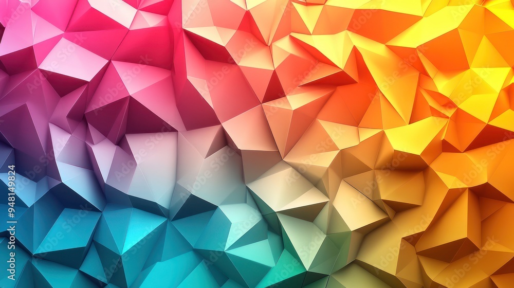 A vibrant, geometric background with a gradient of pink, orange, and blue hues, showcasing a 3D effect of angular shapes. A vibrant, geometric background with a gradient of pink, orange, and blue hues, showcasing a 3D effect of angular shapes.