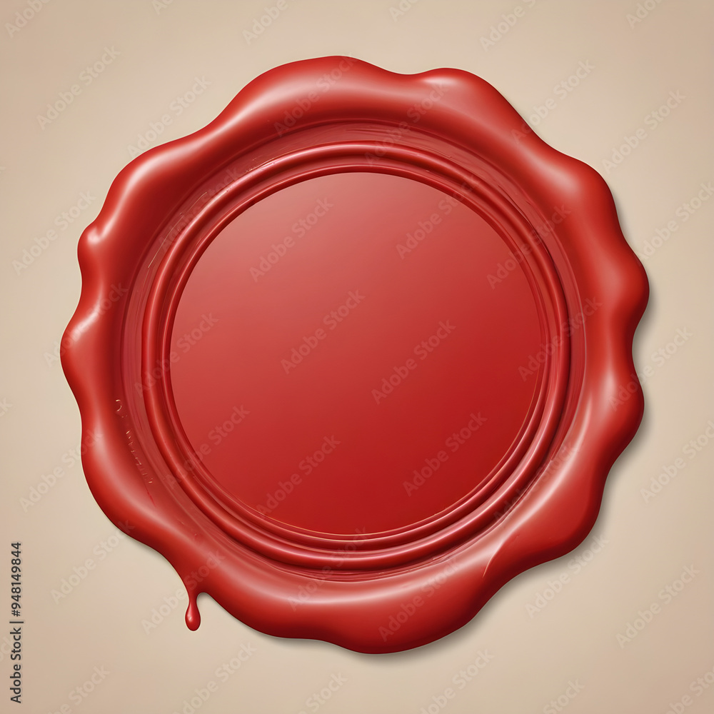 Red Wax Seal Mockup Old Sealed Empty Stamp Illustration Isolated Graphic Design Red Wax Seal Mockup Old Sealed Empty Stamp Illustration Isolated Graphic Design
