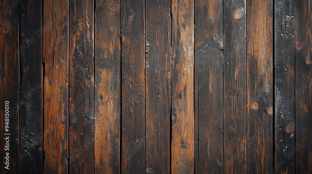 Obraz premium Old grunge dark textured wooden background the surface of the old brown wood texture top view teak wood paneling.