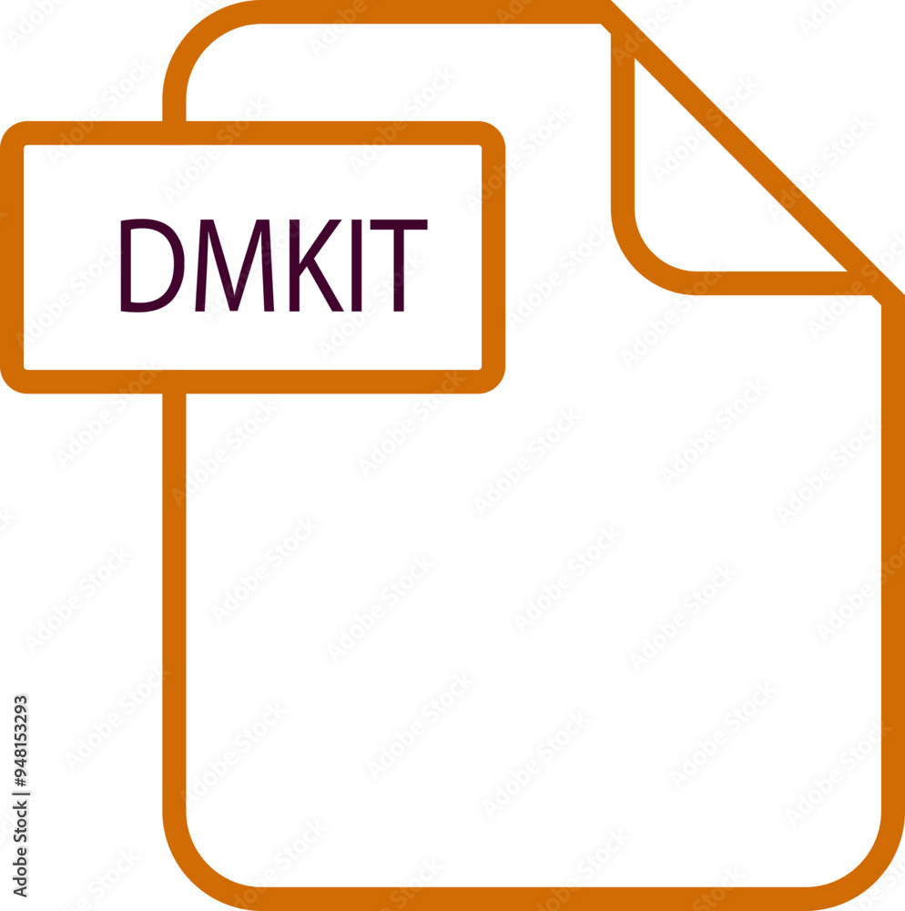 DMKIT File format icon rounded outline DMKIT File format icon rounded outline