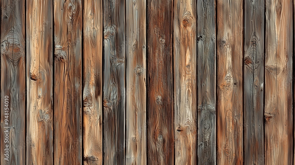 Naklejka premium Seamless nice beautiful wood texture background.