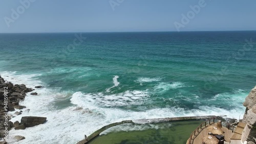 Azenhas do Mar -A bird s eye view of ocean 