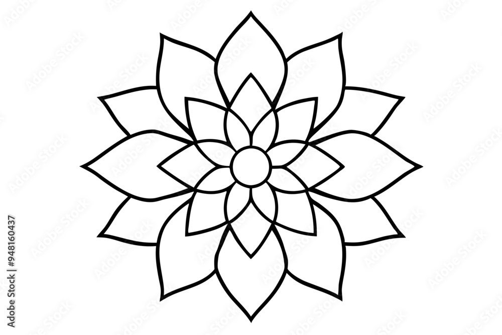 Obraz premium Mandala design vector art