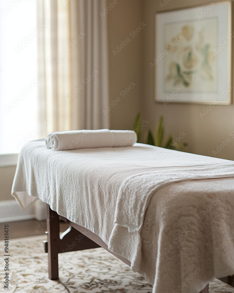 Fototapeta premium Massage table