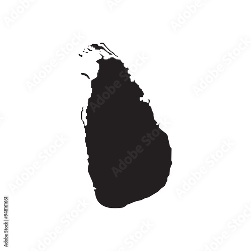 Sri Lanka map icon