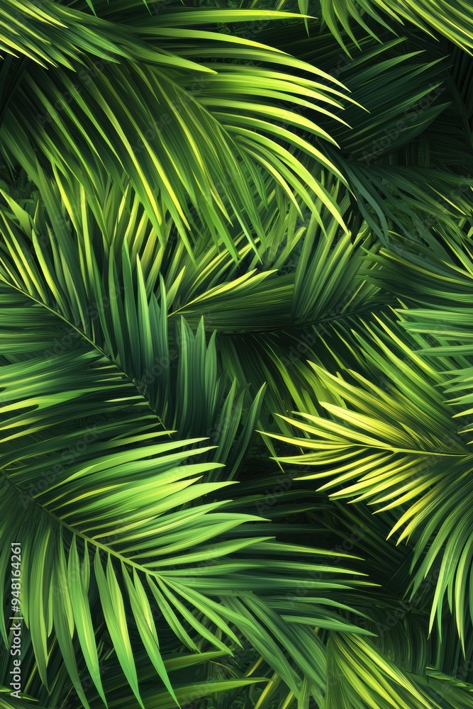 Coconut tree leaf abstract background seamless Coconut tree leaf abstract background seamless