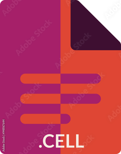 CELL icon 2 color combination mixture