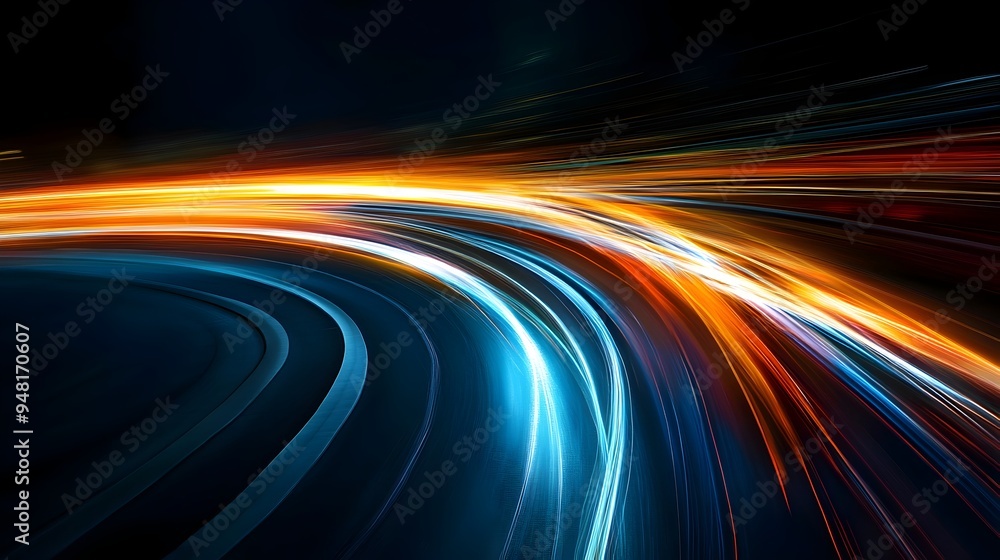 Blurred Motion Trails of Luminous Lights in Accelerated Velocity Blurred Motion Trails of Luminous Lights in Accelerated Velocity