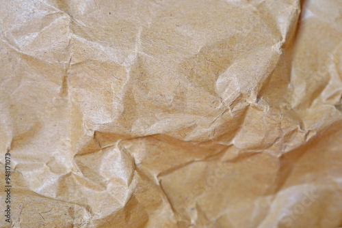 crumpled paper texture photo