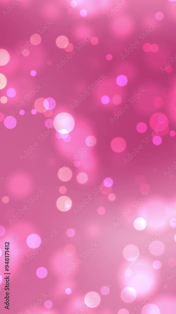 Vertical Pink bokeh Abstract background with blurry white circles. Suitable for feminine designs, social media graphics, and artistic backgrounds for various projects. Vertical Pink bokeh Abstract background with blurry white circles. Suitable for feminine designs, social media graphics, and artistic backgrounds for various projects.