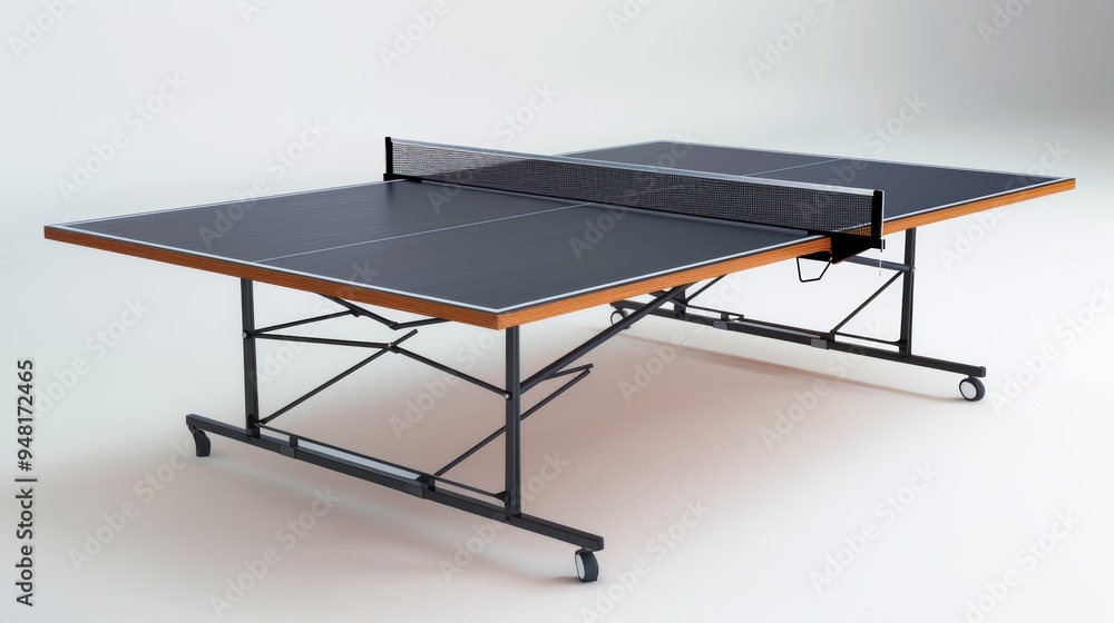 Professional tennis table for playing ping pong indoors Professional tennis table for playing ping pong indoors