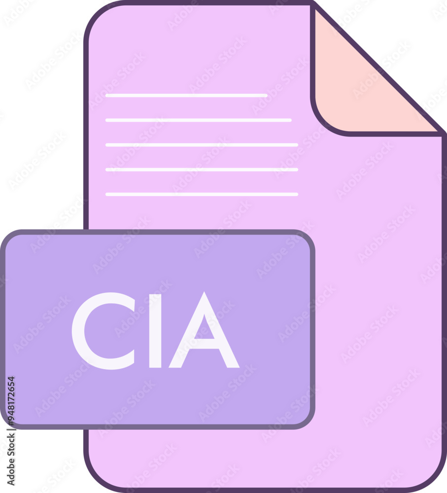 CIA Fille extension icon fIill and outline CIA Fille extension icon fIill and outline