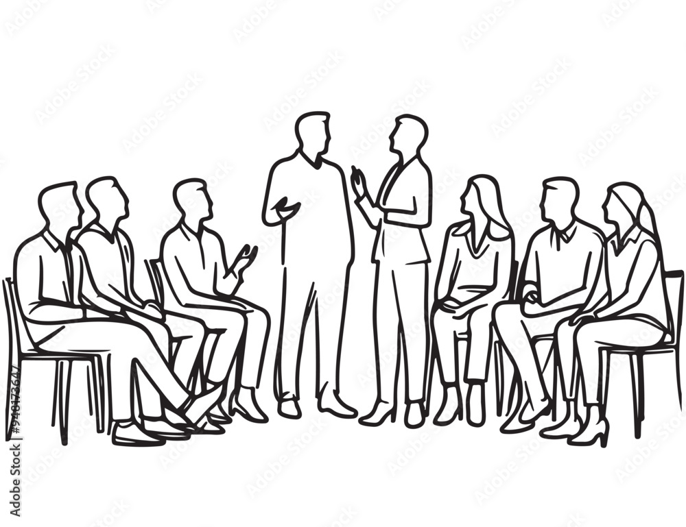 human psychology and social environment and social life concept, sketch, line art human psychology and social environment and social life concept, sketch, line art