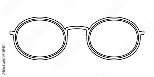 Sunglasses Line Art Icon