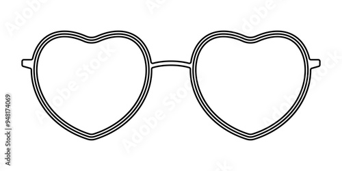 Sunglasses Line Art Icon