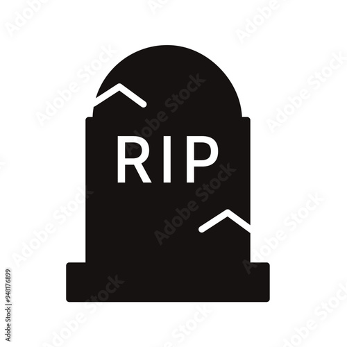 The tombstone icon. The Halloween holiday.