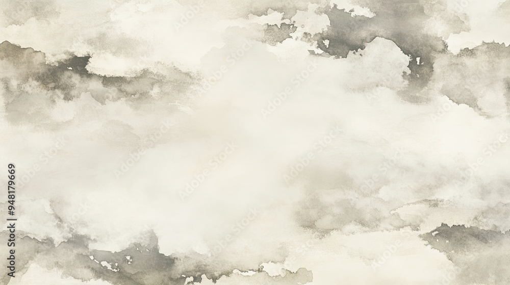 Subtle, watercolor-inspired wallpaper in soft, muted tones, perfect for creating a calm, serene environment.