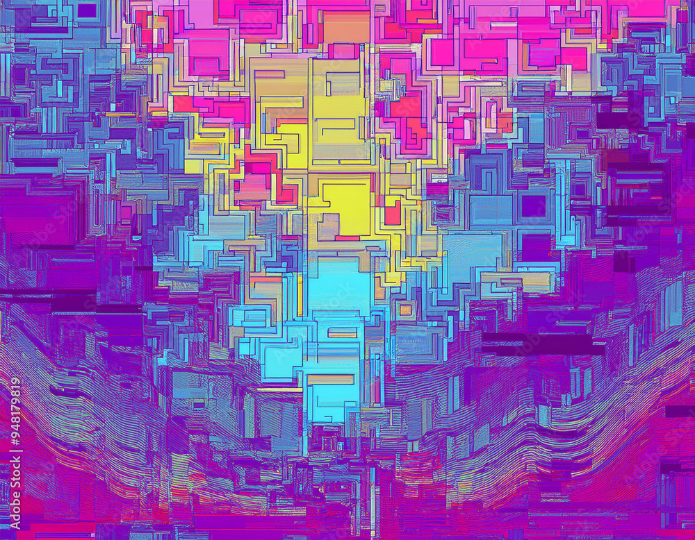 Abstract Pixelated Digital Noise Background Futuristic Glitch Texture with Modern Tech Aesthetic Abstract Pixelated Digital Noise Background Futuristic Glitch Texture with Modern Tech Aesthetic
