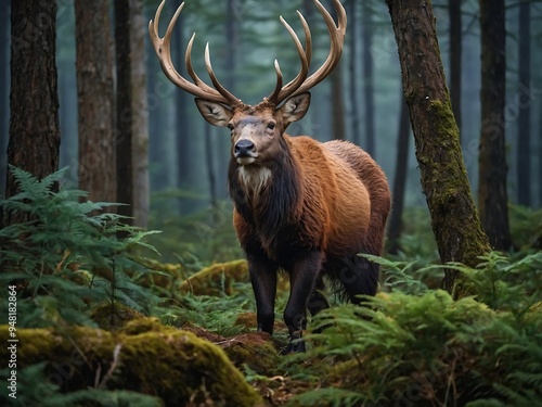 Wild forest animals coloring pages for stress relief