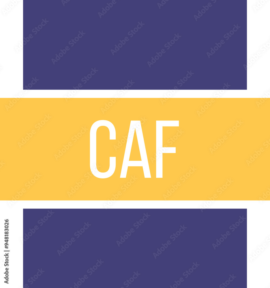 CAF icon fill and bebus writting CAF icon fill and bebus writting