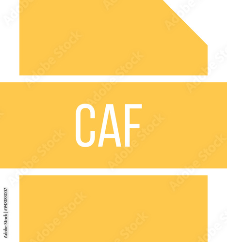 CAF icon crisp corner with transparent center