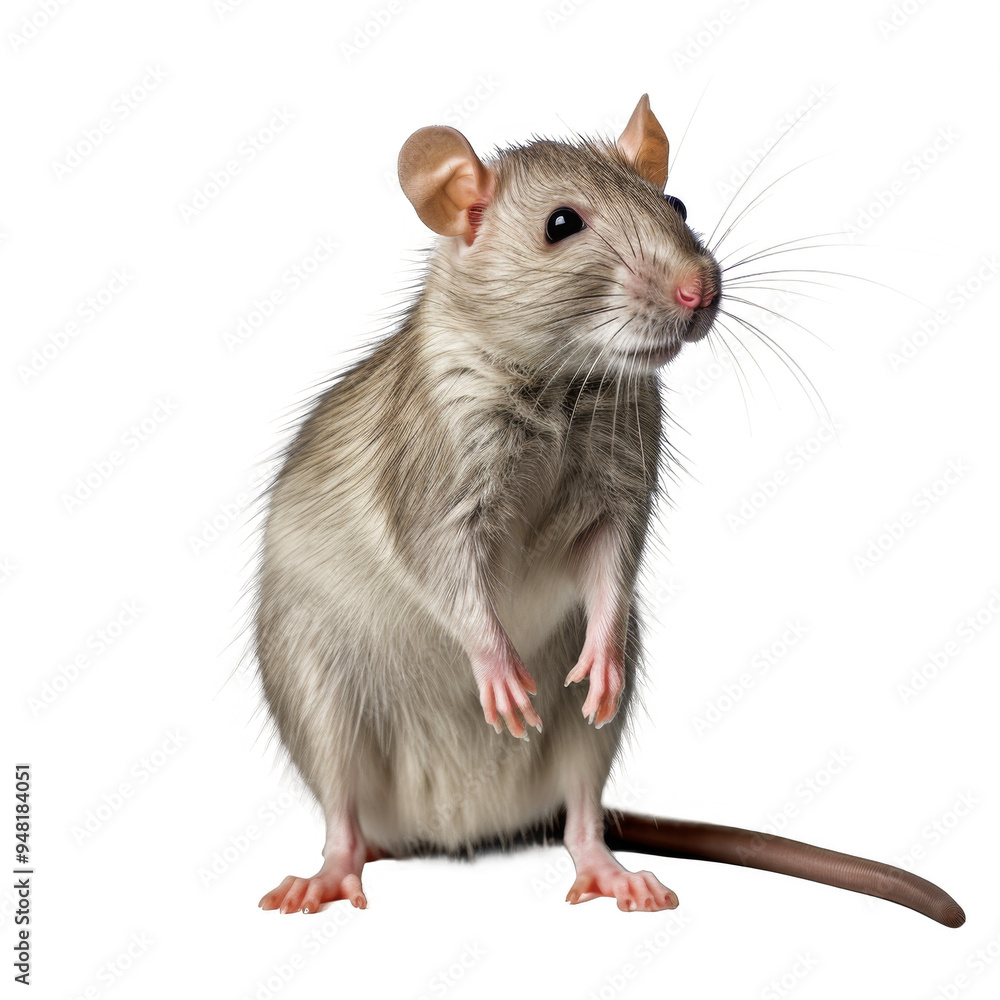 Rat Isolated on a Transparent Background Rat Isolated on a Transparent Background