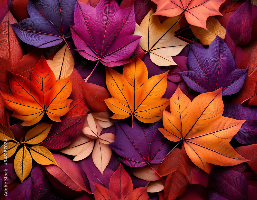 Autumn leaves background. Red, yellow, orange and maple leaves. Autumn leaves background. Red, yellow, orange and maple leaves.