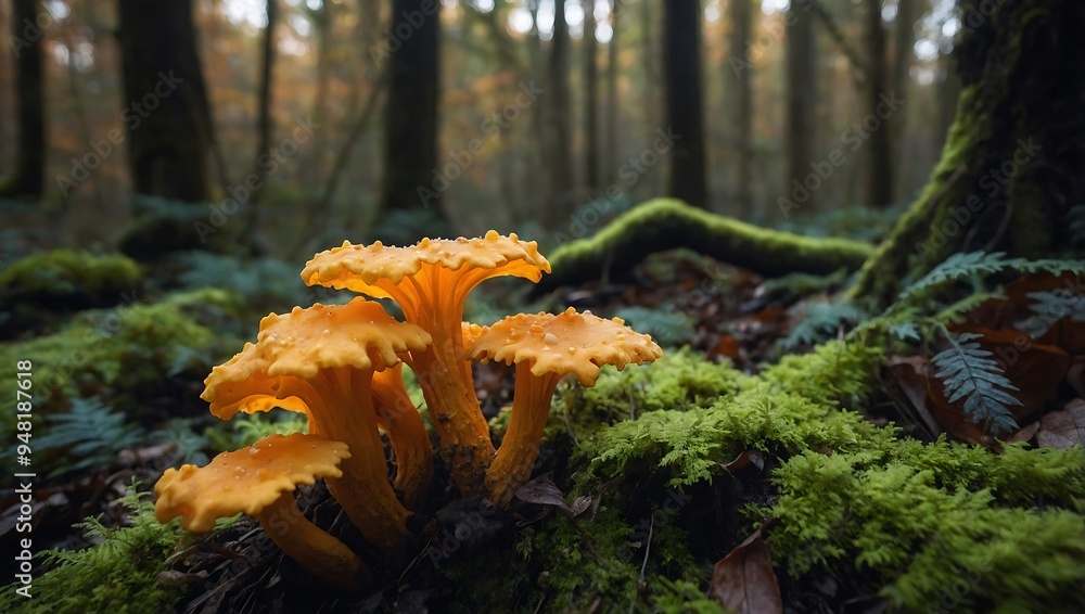 Witches butter fungi, an intriguing and natural formation Witches butter fungi, an intriguing and natural formation