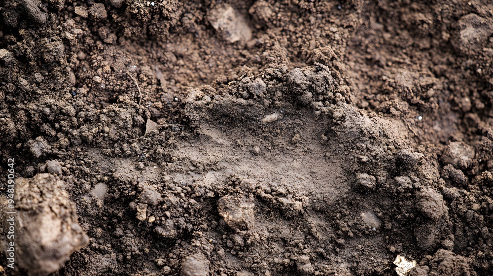 Coastal soil with distinct texture, salt-tolerant microorganisms, detailed close-up, illustrating adaptation to saline environments Coastal soil with distinct texture, salt-tolerant microorganisms, detailed close-up, illustrating adaptation to saline environments