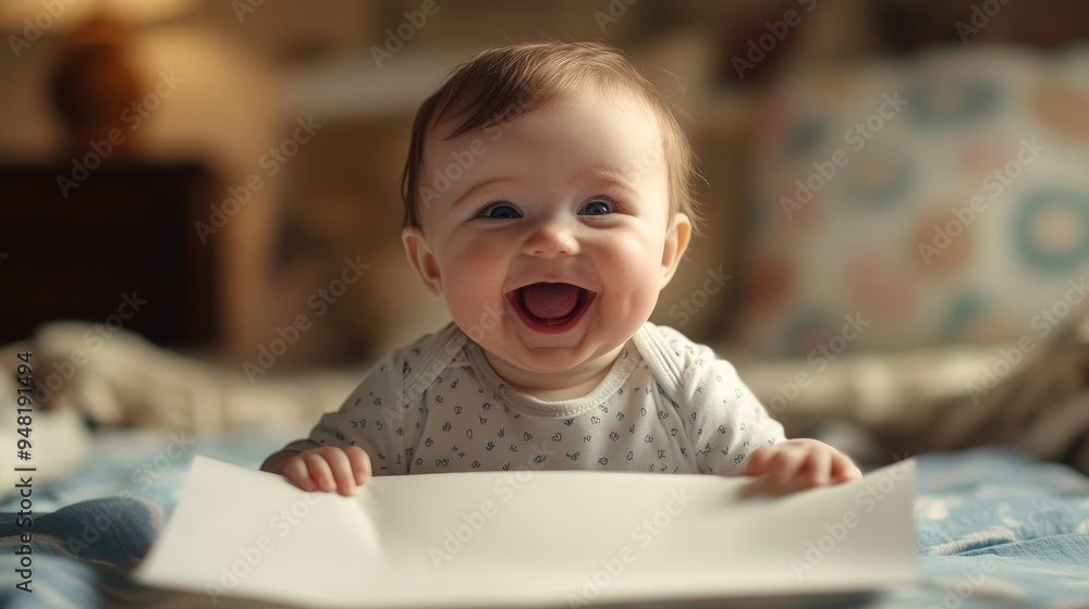 baby towards a square paper, ultra crisp realistic baby towards a square paper, ultra crisp realistic