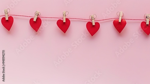 Stunning Pink Beautiful Heart Shape Background: A Romantic and Charming Visual Delight. Showcasing the Sweetness and Allure of Love's Symbol.