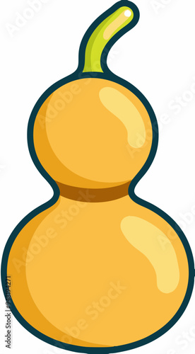 Funny and cute ligh brown calabash