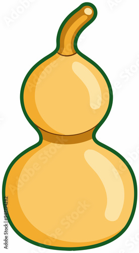 Funny and cute ligh brown calabash