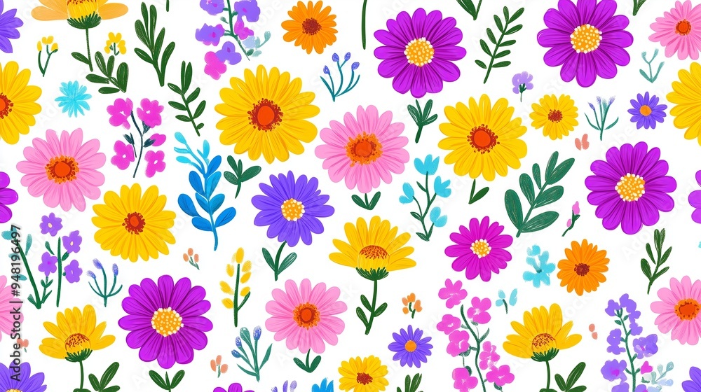 Floral pattern background. Flowers Floral pattern background. Flowers