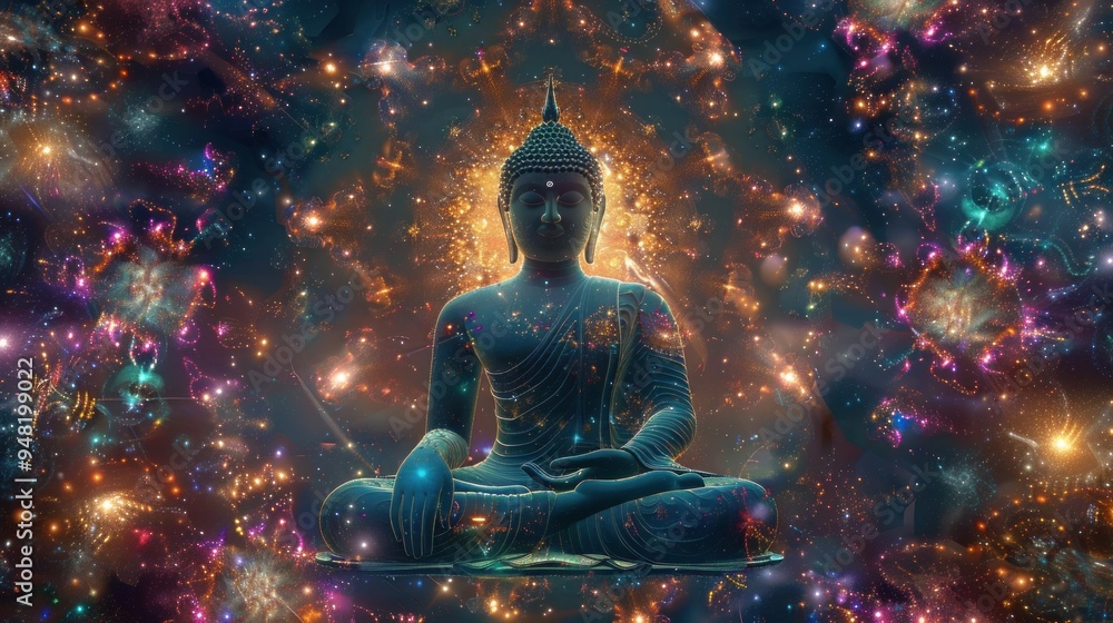 Buddha in space Buddha in space