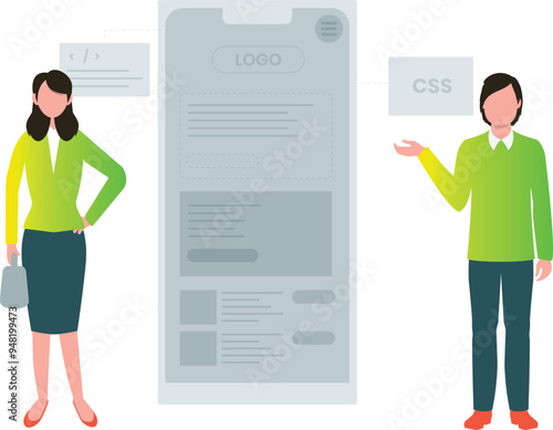 The girls are working on web services.